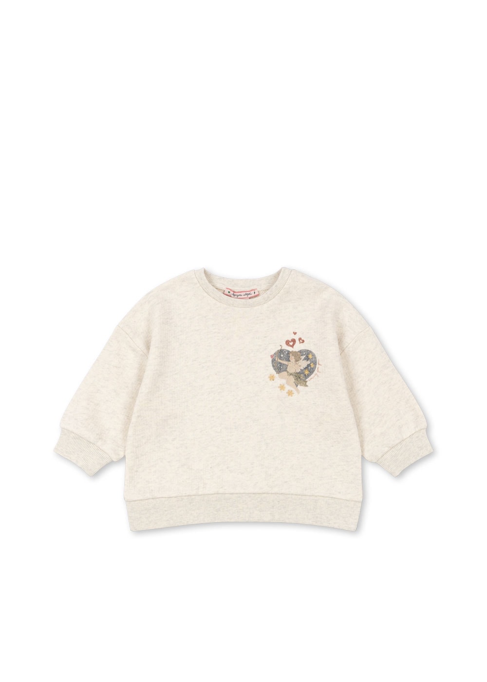 Loupy Lou Sweatshirt Off White Melange 