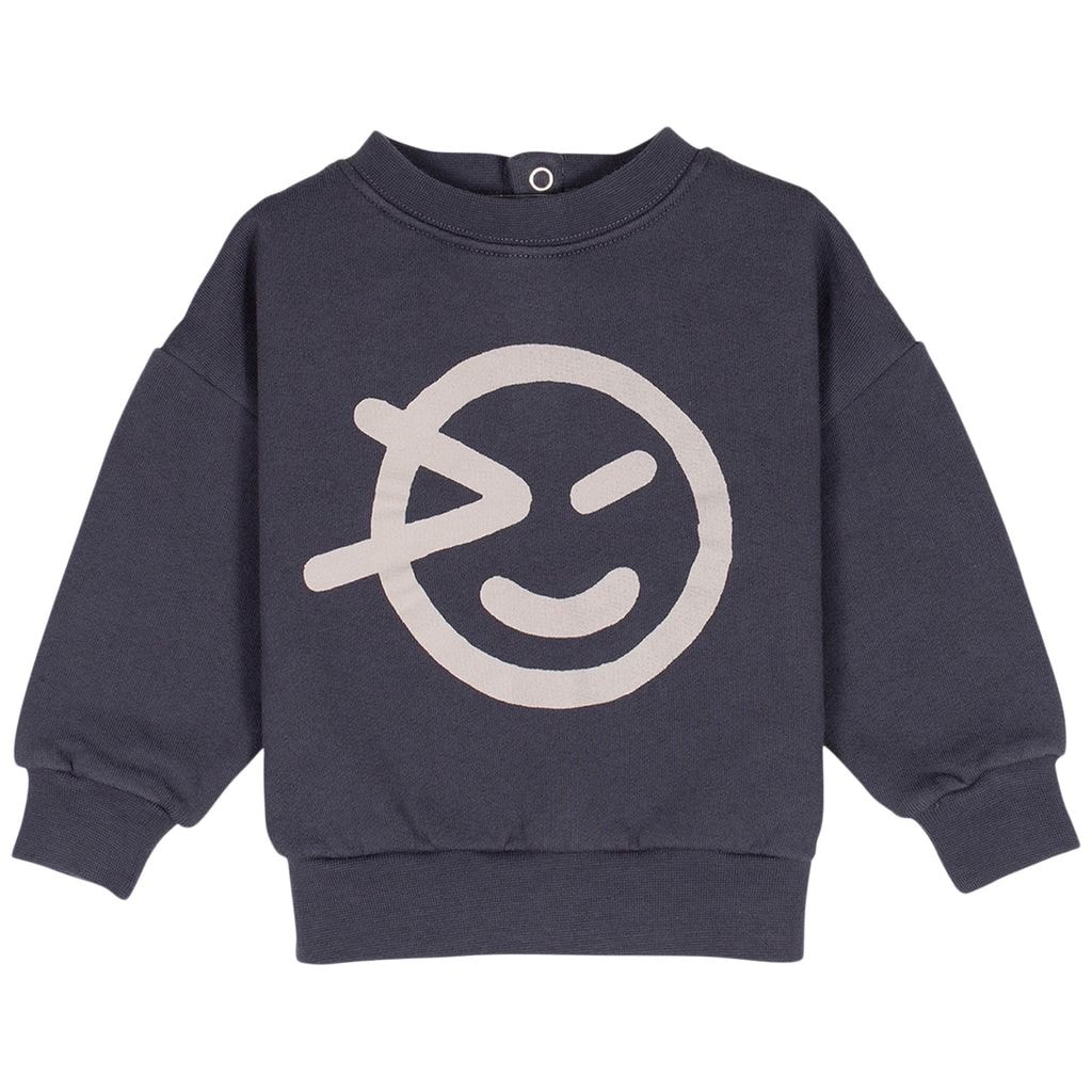 Mini Branded Sweatshirt Slate