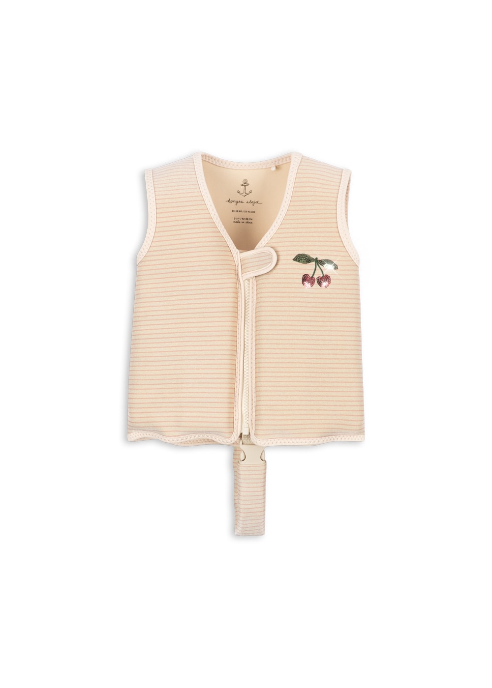 Cherry Swim Vest Rose Stripe 