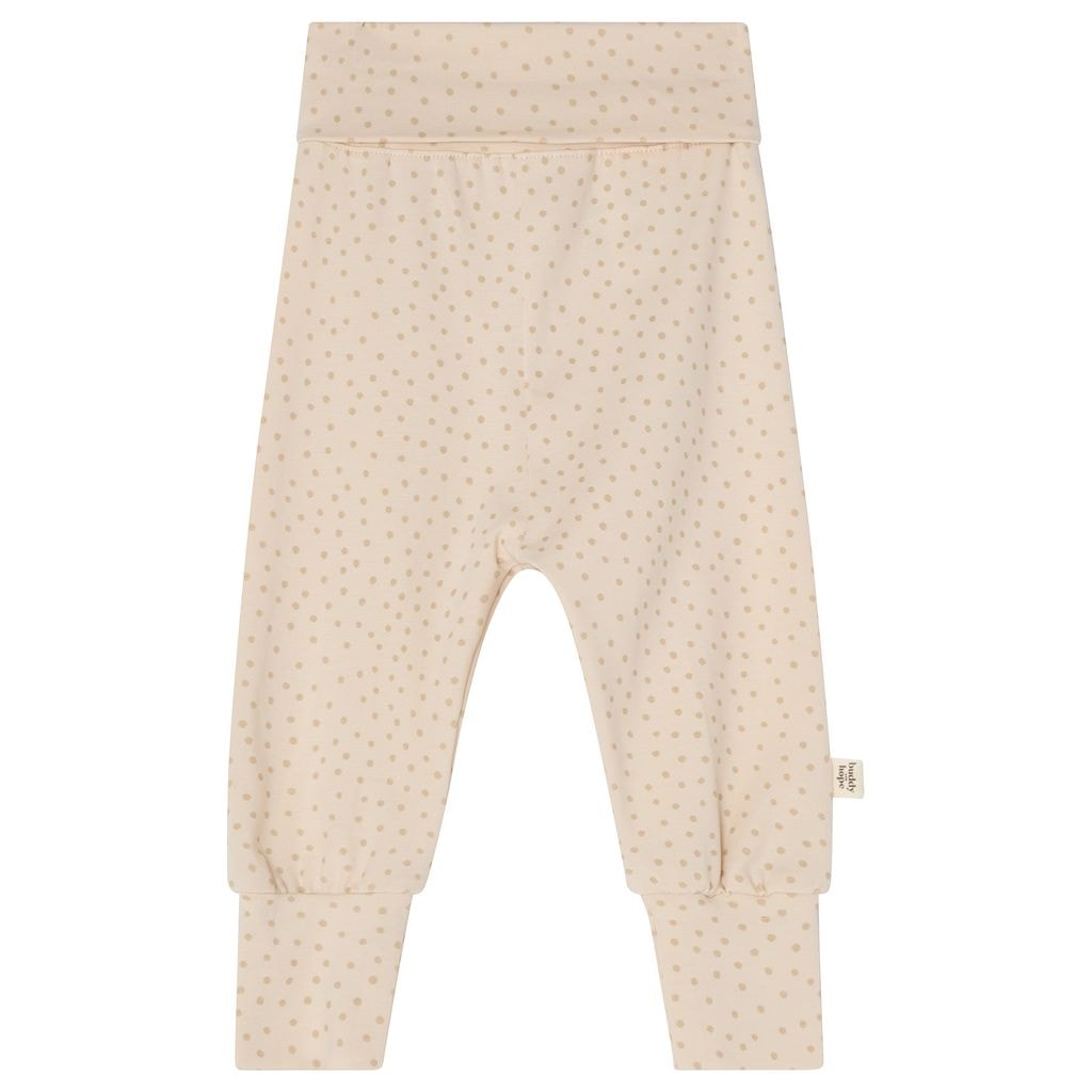 GOTS Hanna Vauvahousut Beige Dots