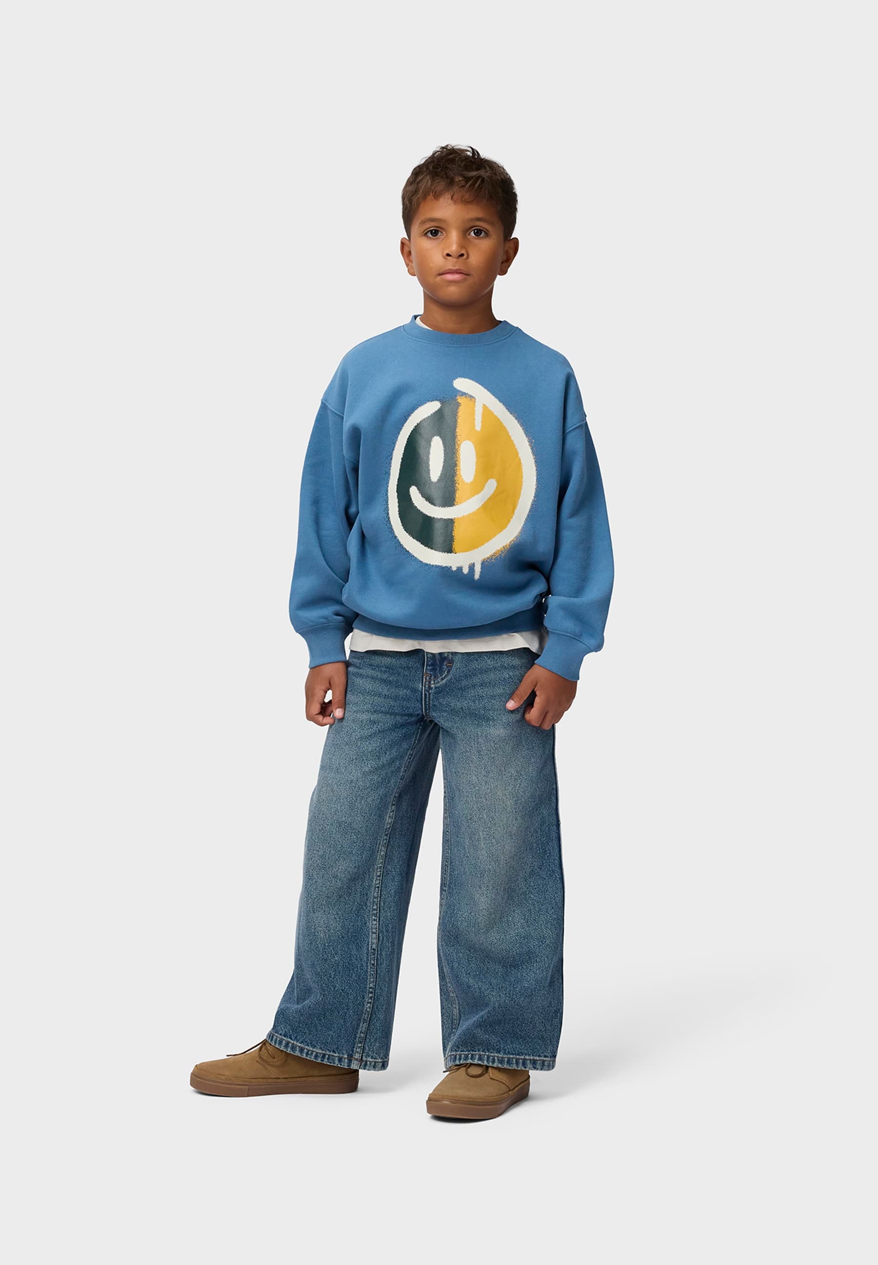 Mar Sweatshirt Split Smile