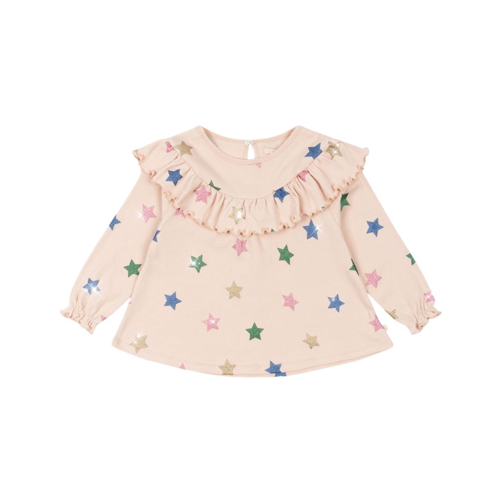 Malli Glitter Blouse Gots Star Glitter