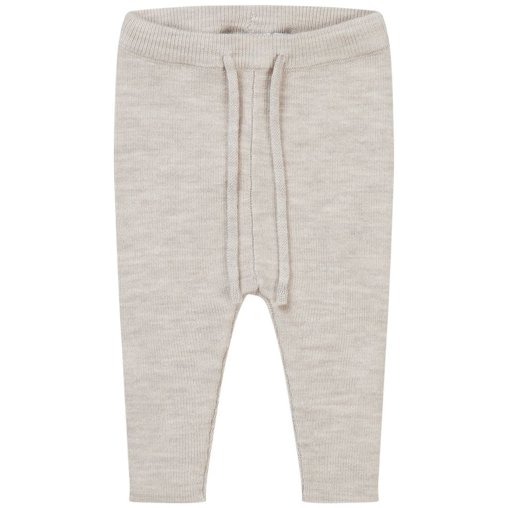 Kaya Knitted Pants Oat Melange
