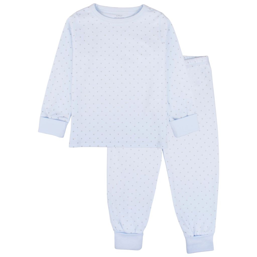 Saturday Polka Dot Pajamas Blue