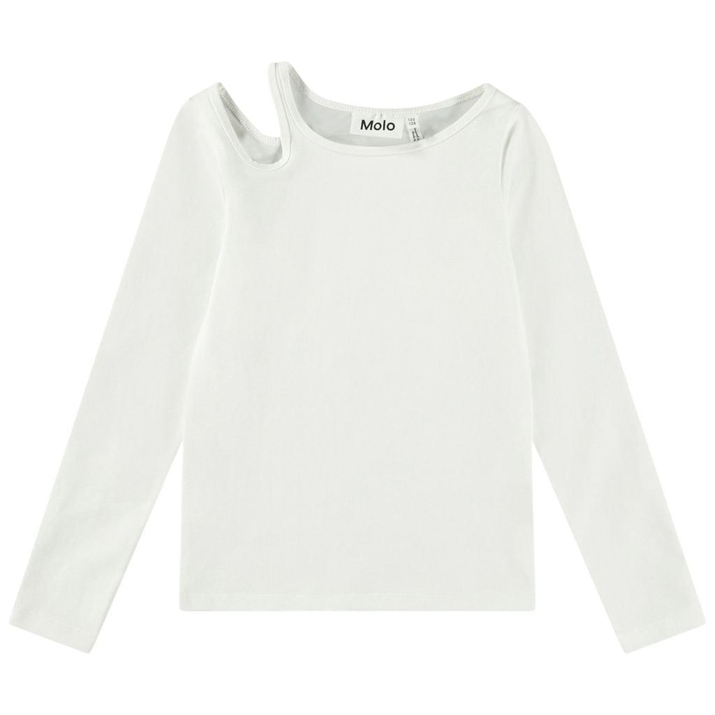 Ramona Long-Sleeved T-Shirt Crisp White