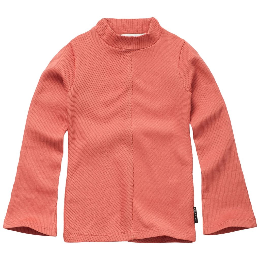 Ribbed T-Shirt Faded Rose