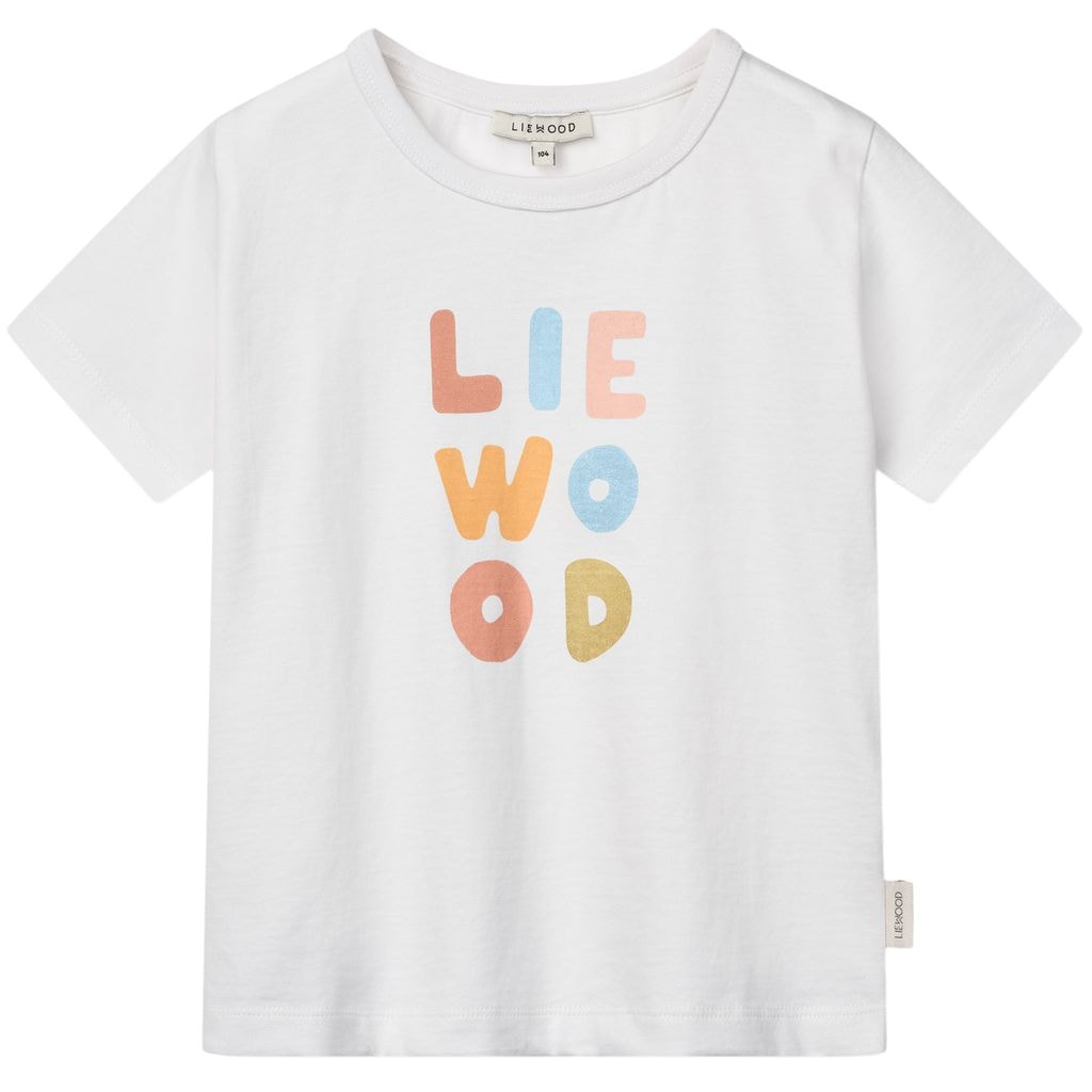 GOTS Apia Kortærmet T-shirt Pale Tuscany Crisp White