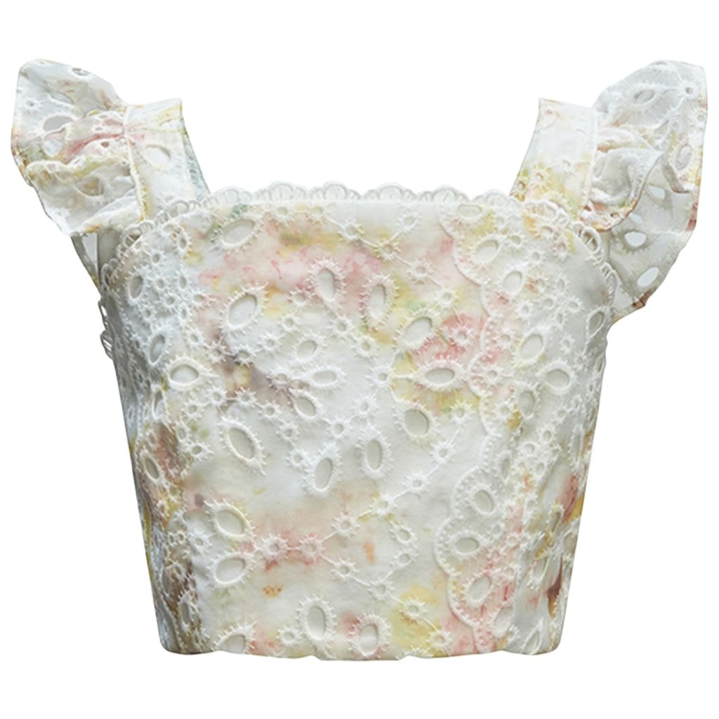 Thalia Floral Top Spring Bloom