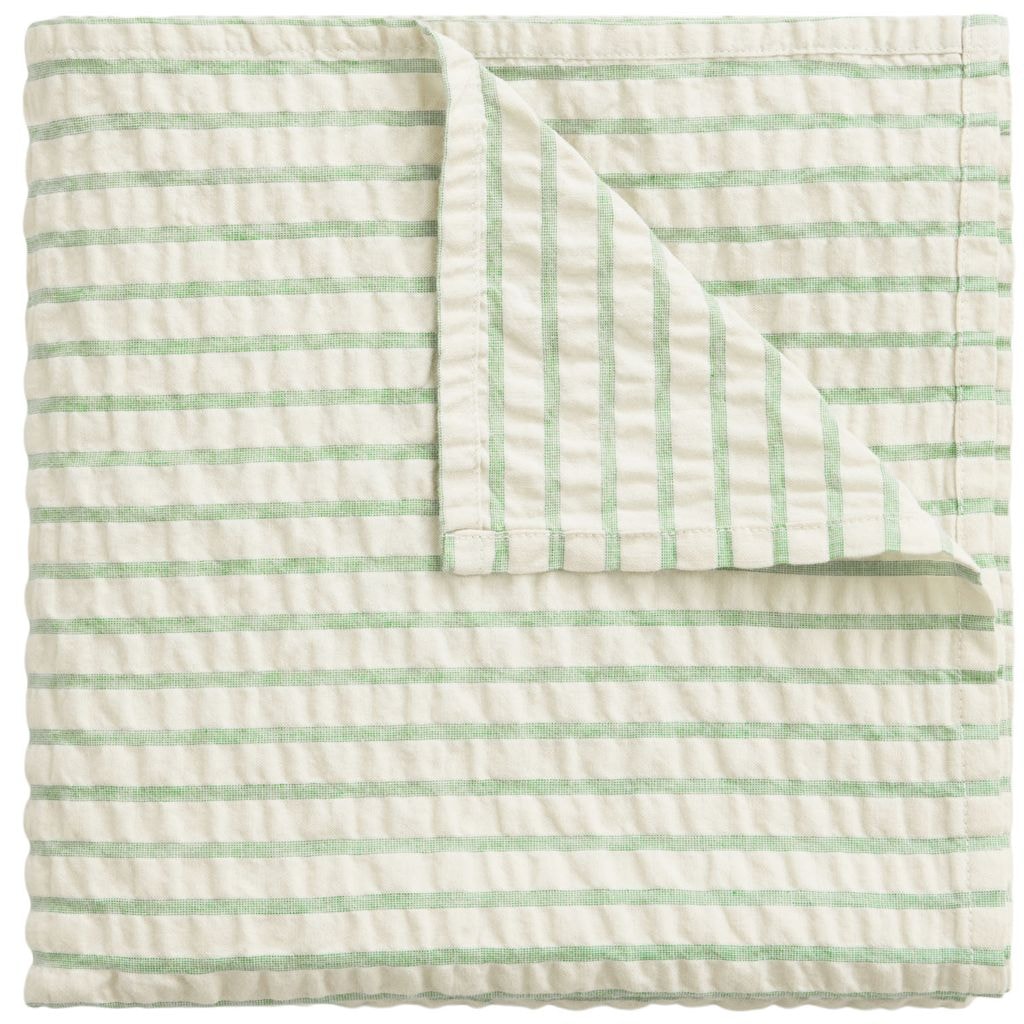 Striped Swaddle Emerald