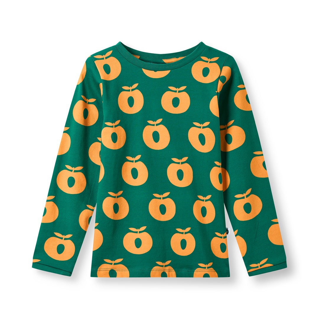 Elstar Long-Sleeved Top with Apples Cedar tree