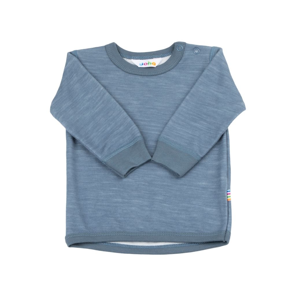 Long-Sleeved Blouse in Blue