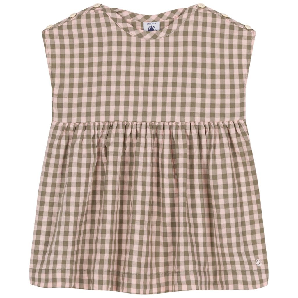 Gingham Dress Pink