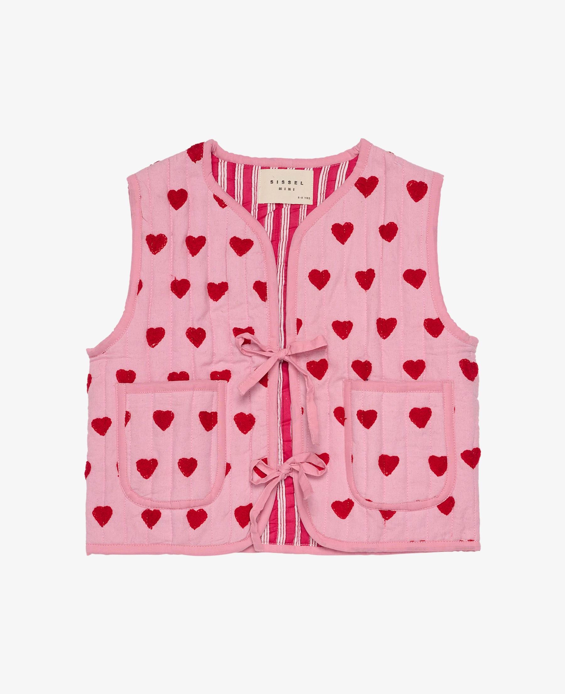 Honey MINI Vest Pink Tiny Red