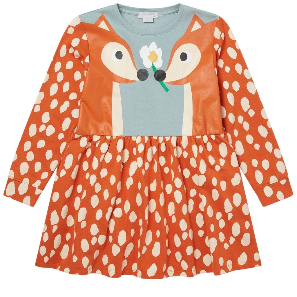 Printed Dress Orange