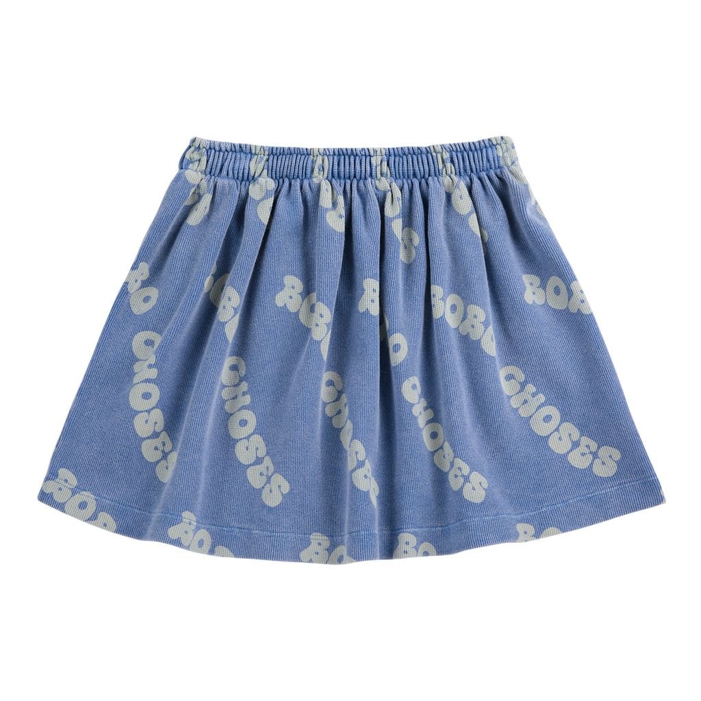 Wavy Bobo Choses All Over Waffle Skirt Blue