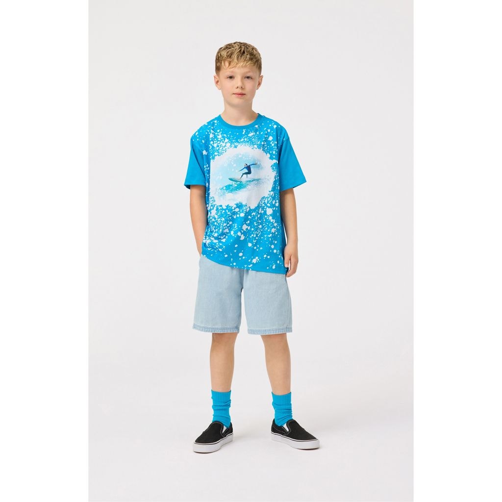 Riley Short Sleeve T-Shirt Blue Surf