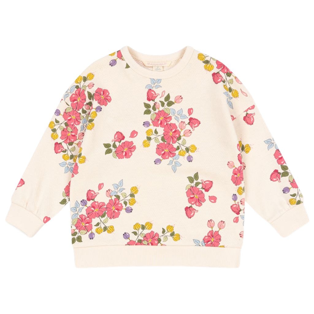 GOTS Loupy Lou Sweatshirt Fleuri