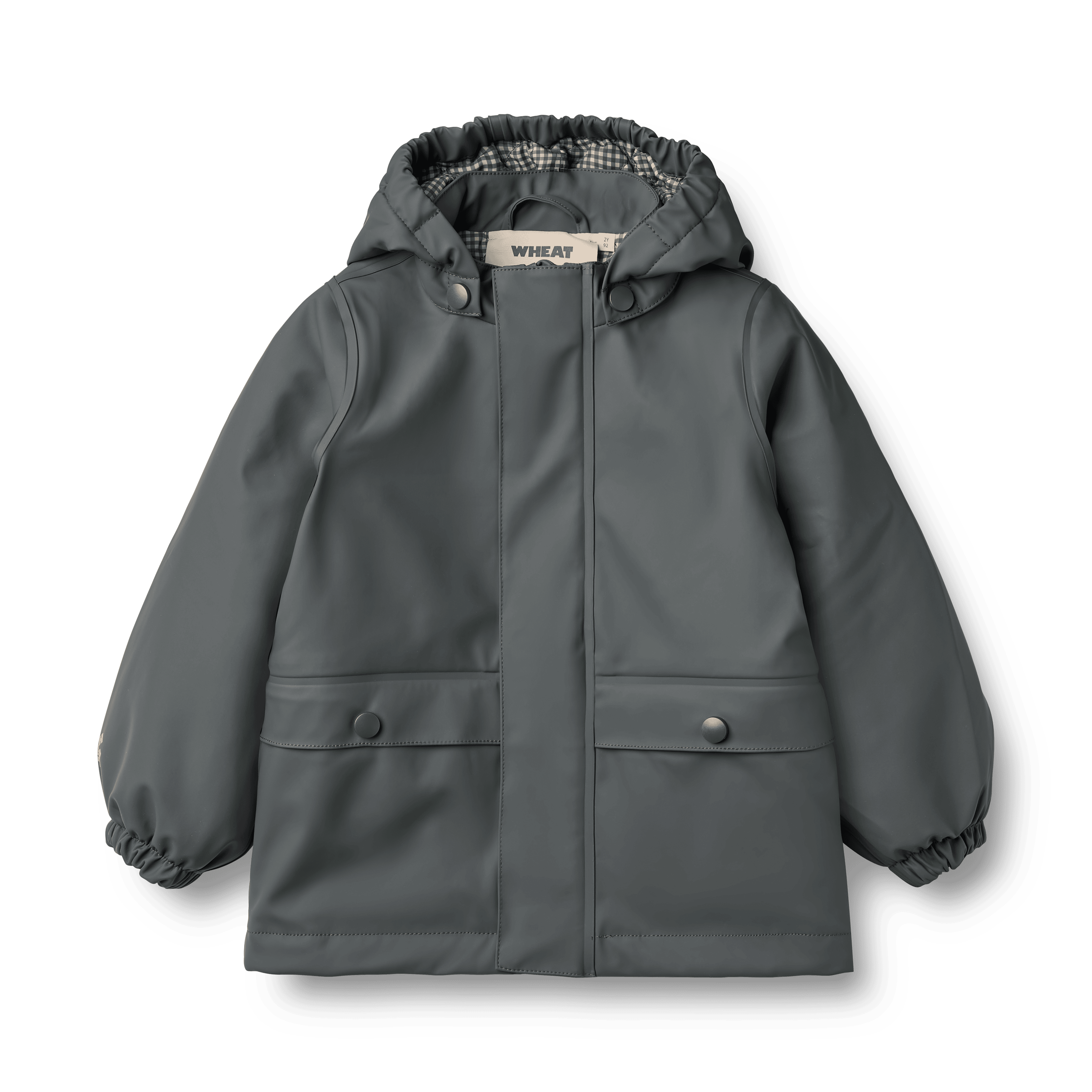 Aju Thermo Rain Coat Greyblue