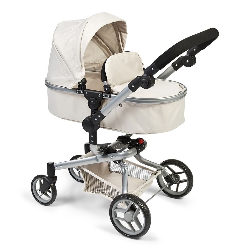 2-in-1 Dukkebarnevogn Beige