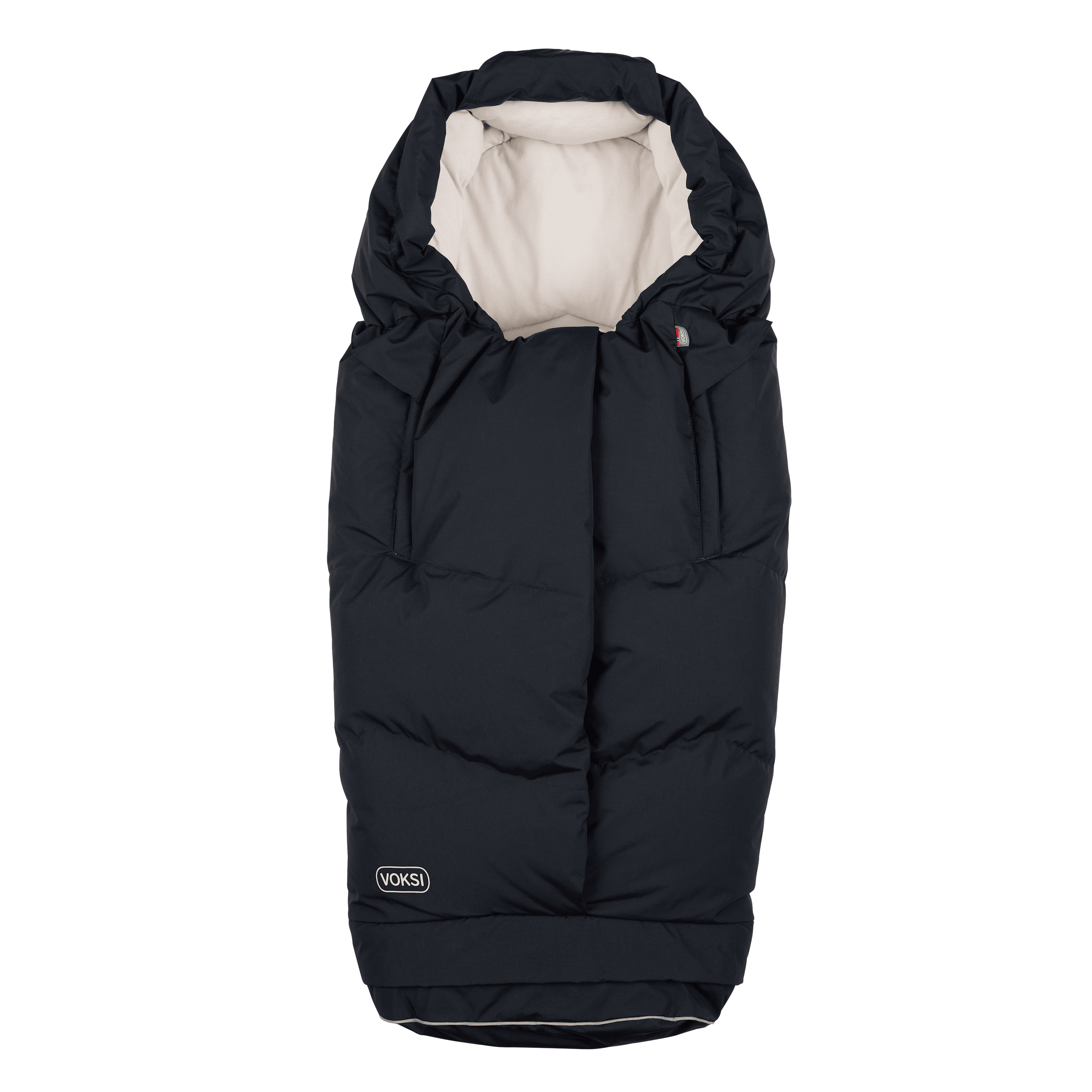 Voksi® City North Sleeping Bag Black Cream 
