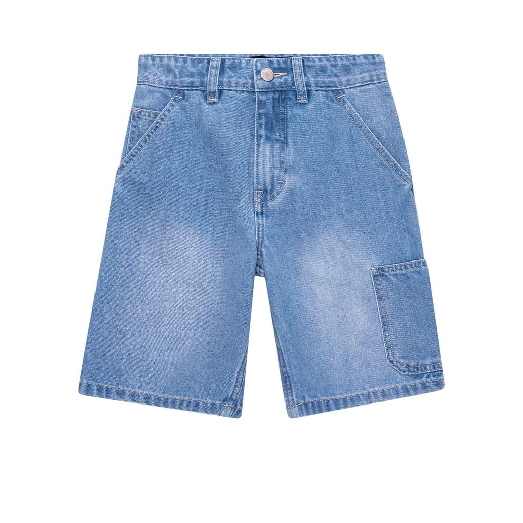 Archer Farkkushortsit Light Blue Denim