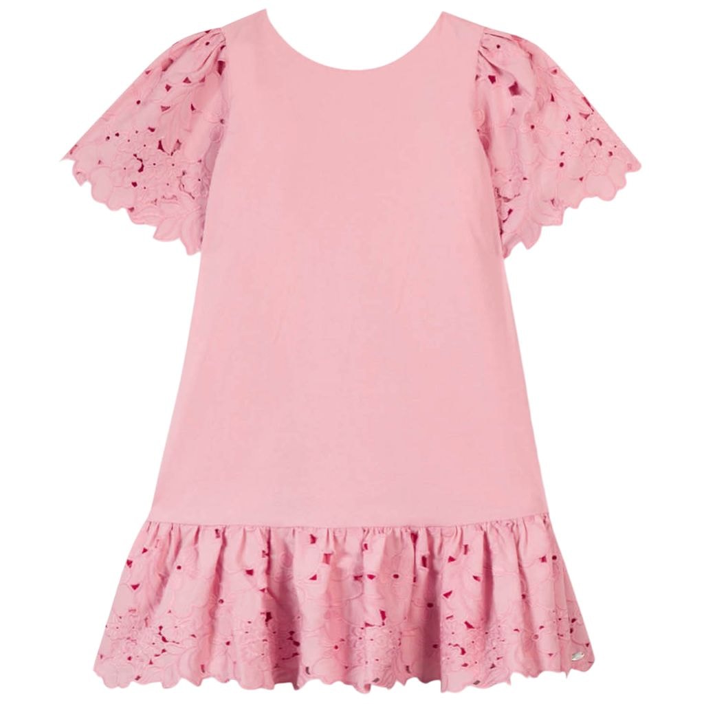Brodert Kjole Rosa