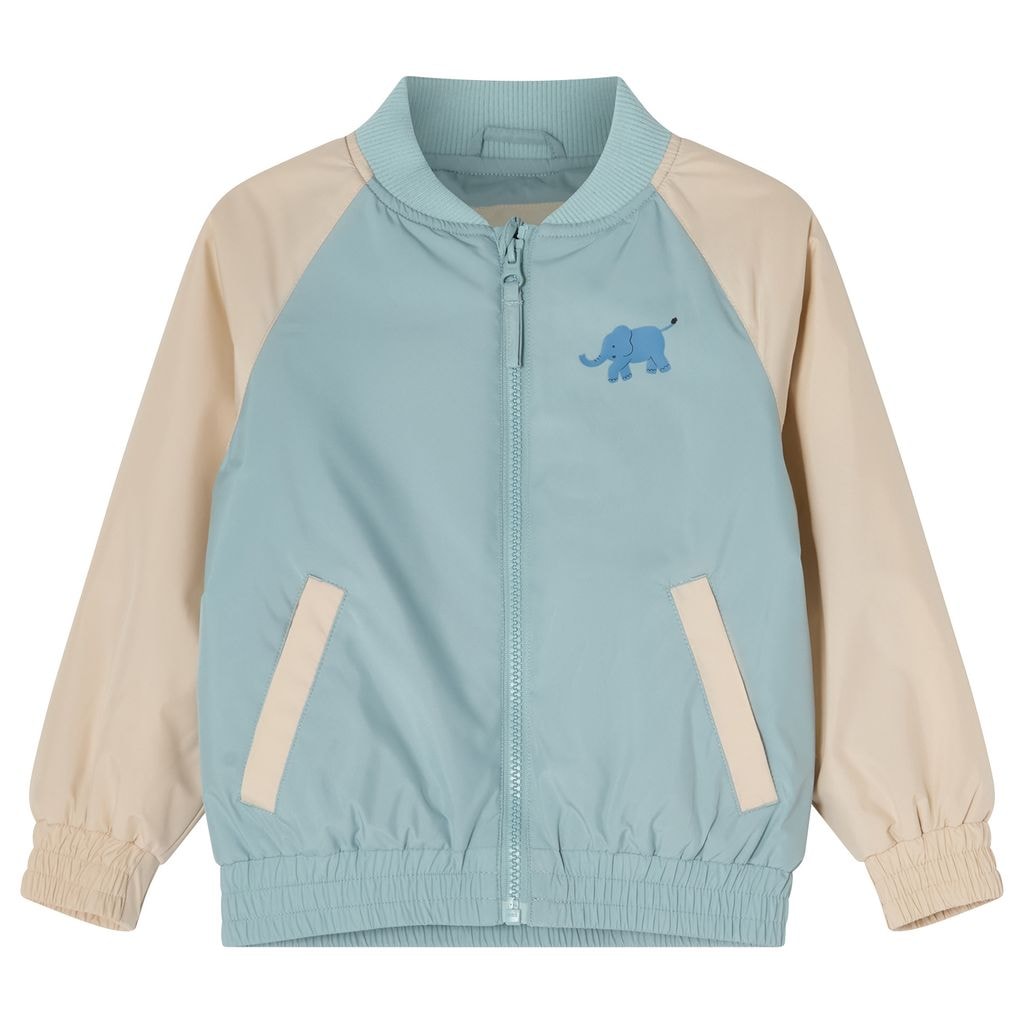 Vadstena Bomber Jacket Sky Blue Elephant