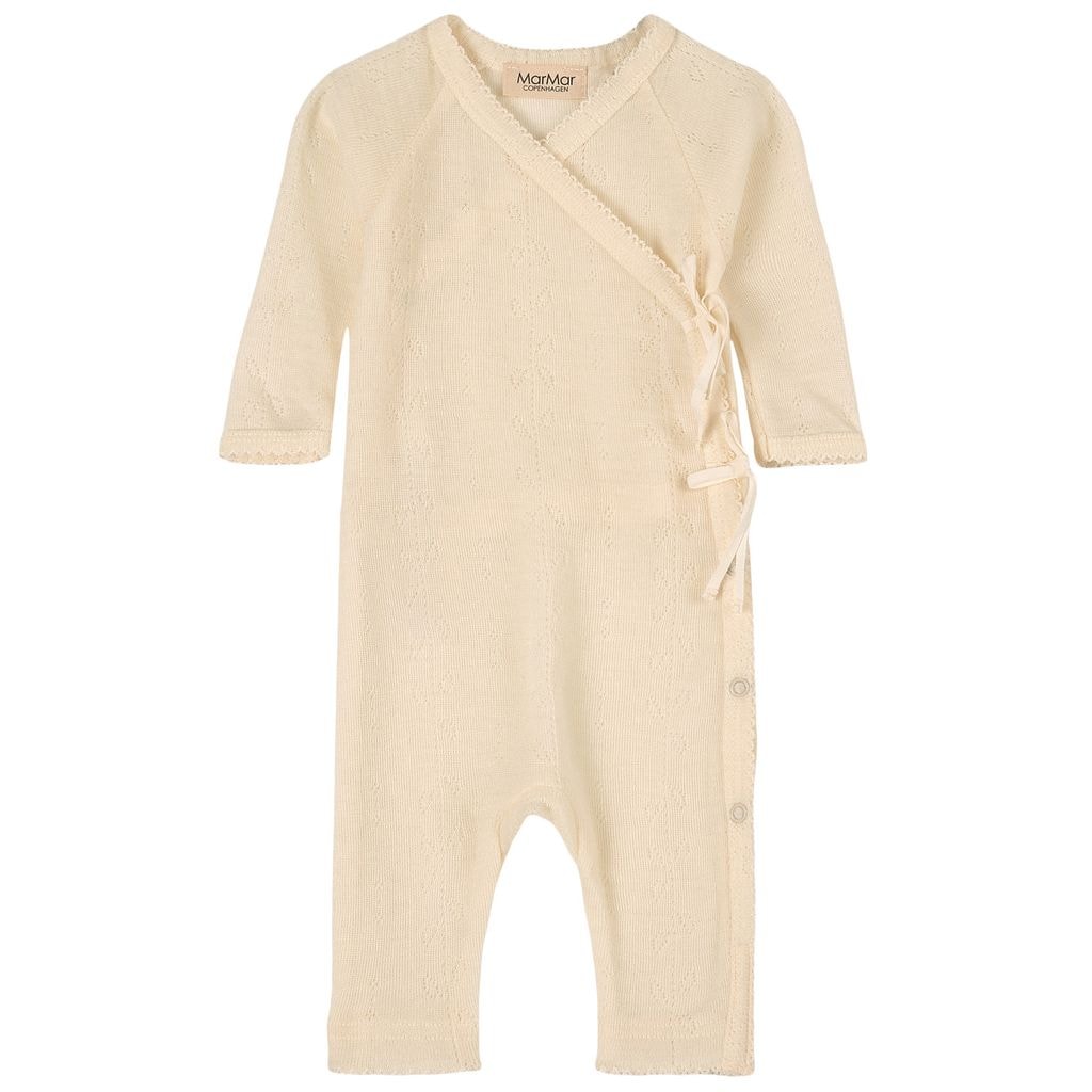 Rula Broderad Ylle-onepiece Natural