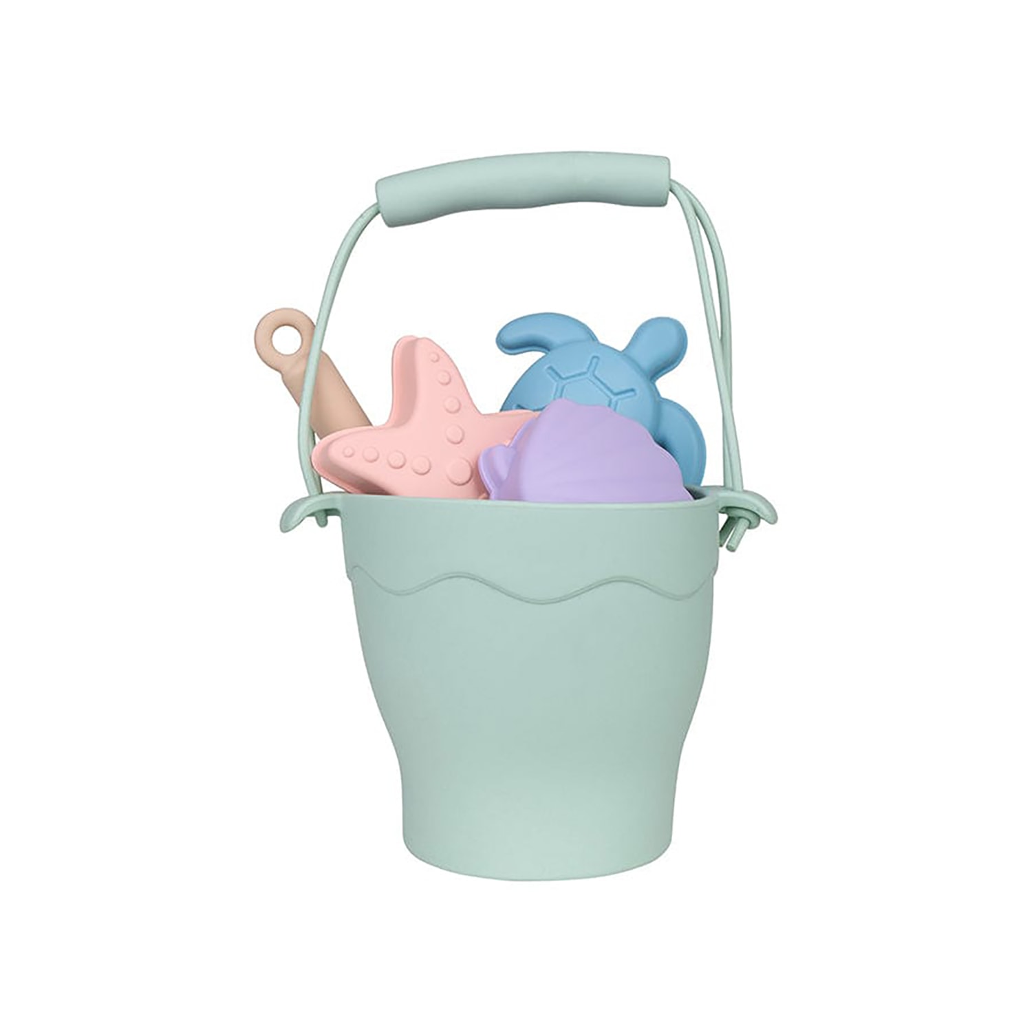 5-delers Sandlekesett Pure Tones Pastel