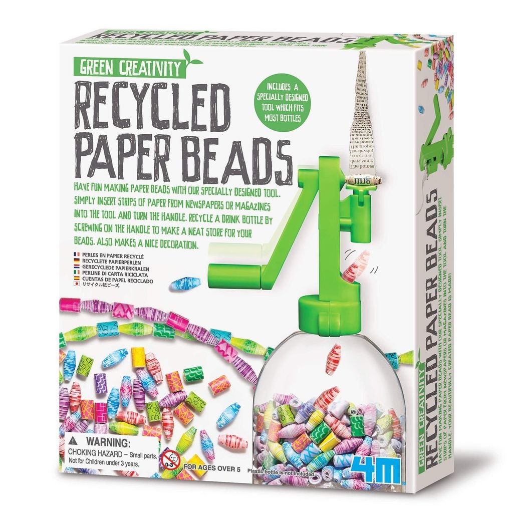 Green Creativity Recycled Paper Beads DIY Set