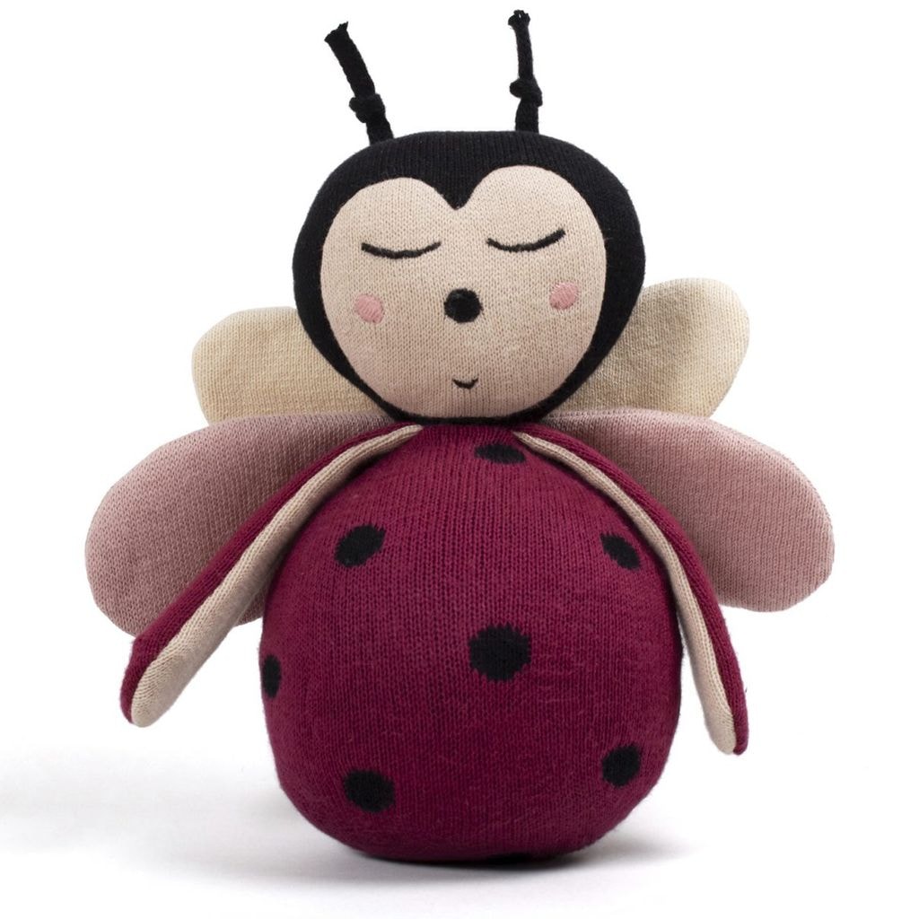 Lullu The Ladybug Pehmeä Lelu Deeply Red