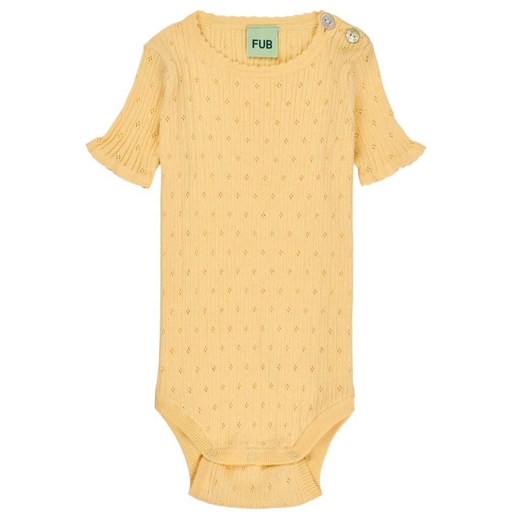 Pointelle Baby Body Vanilla