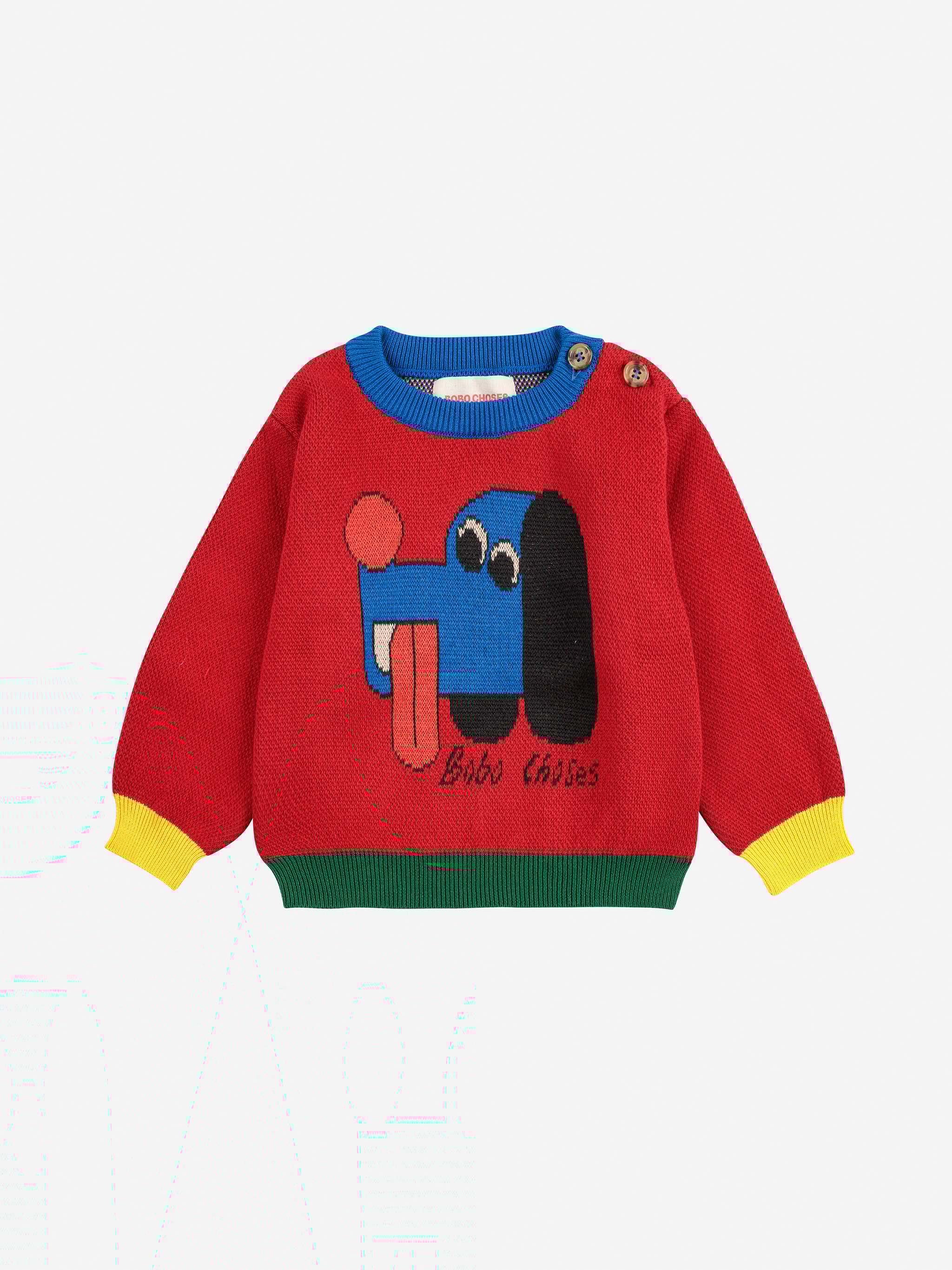 Doggy Mate Jacquard Jumper Red