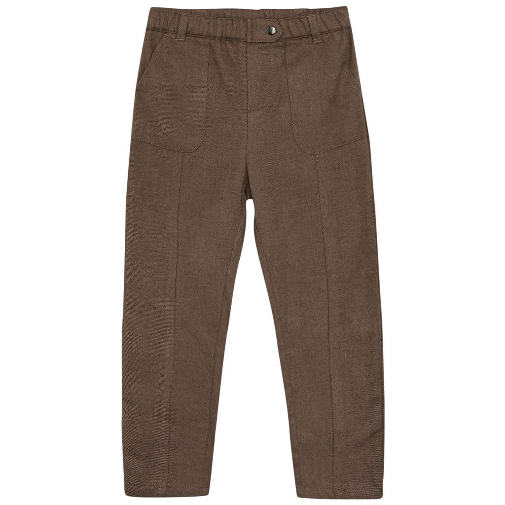 Pants Woven  Chocolate Brown