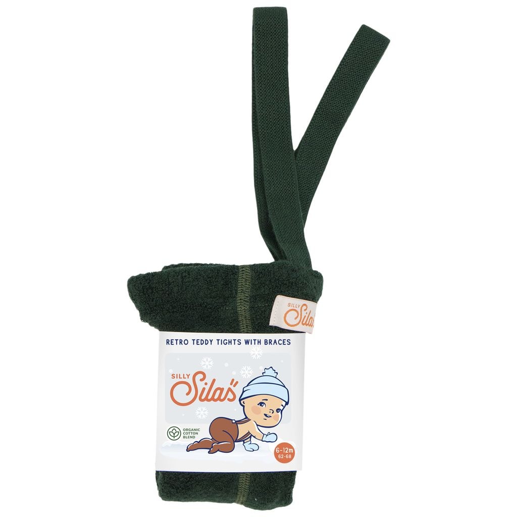 Teddy Strumpbyxor Dark Forest Green