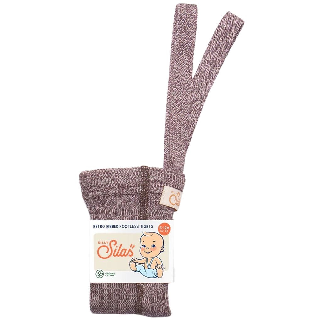 Footless Tights in Vanilla Fig