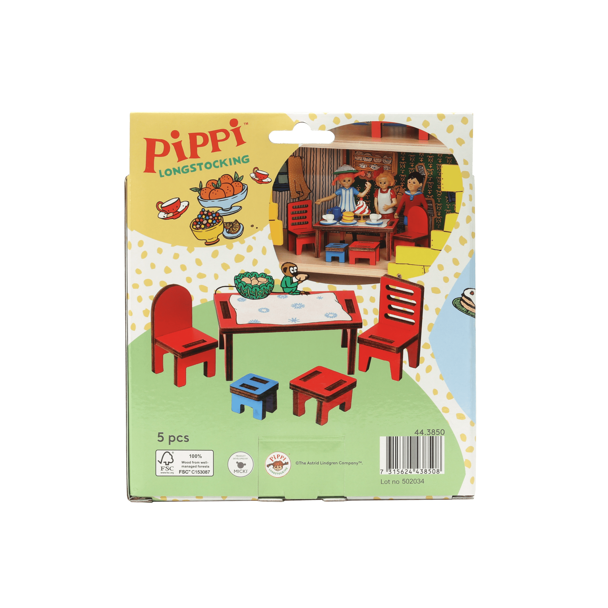 Pippi Dukkehusmøbler Kjøkken Red