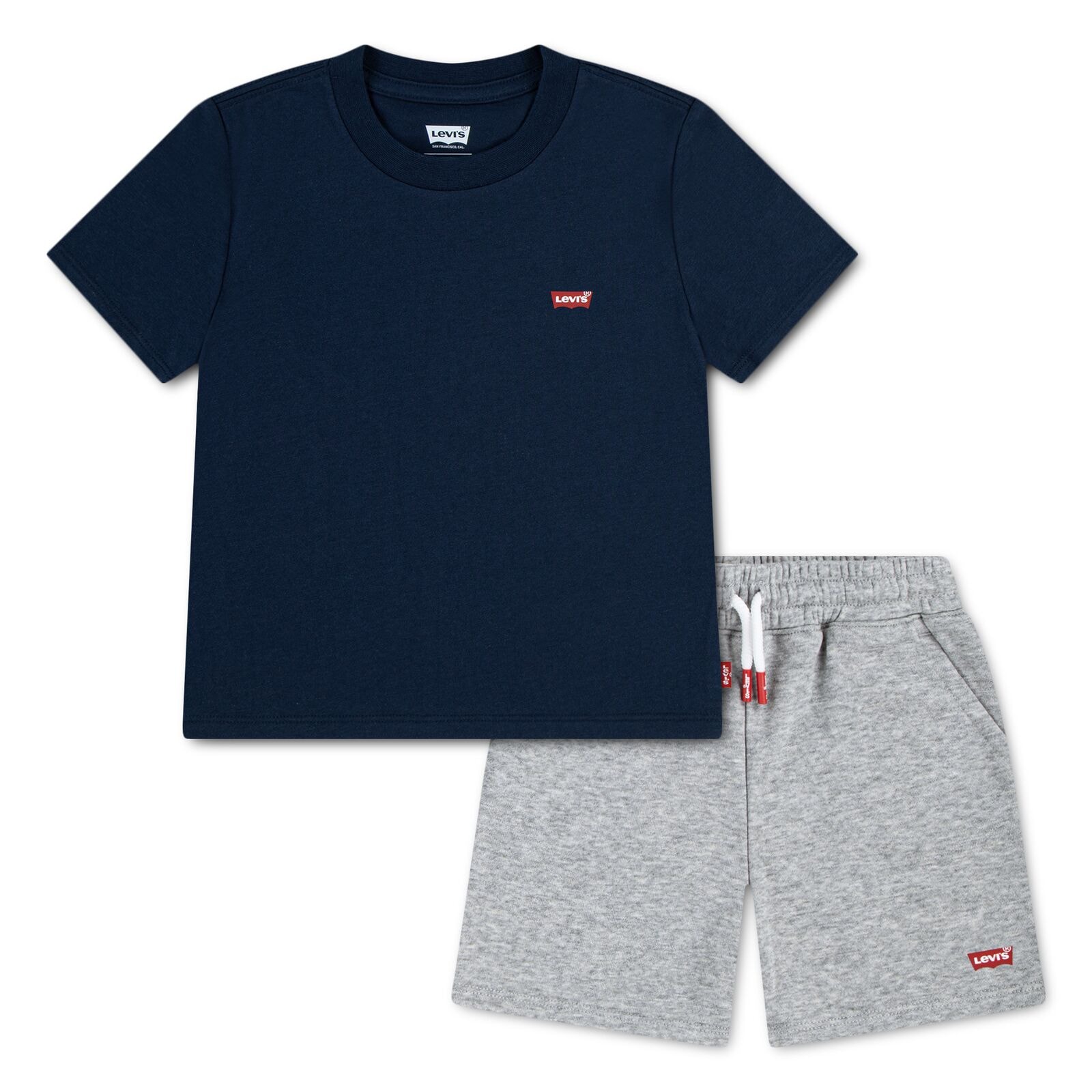 Batwing T-shirt & Shorts Dress Blues