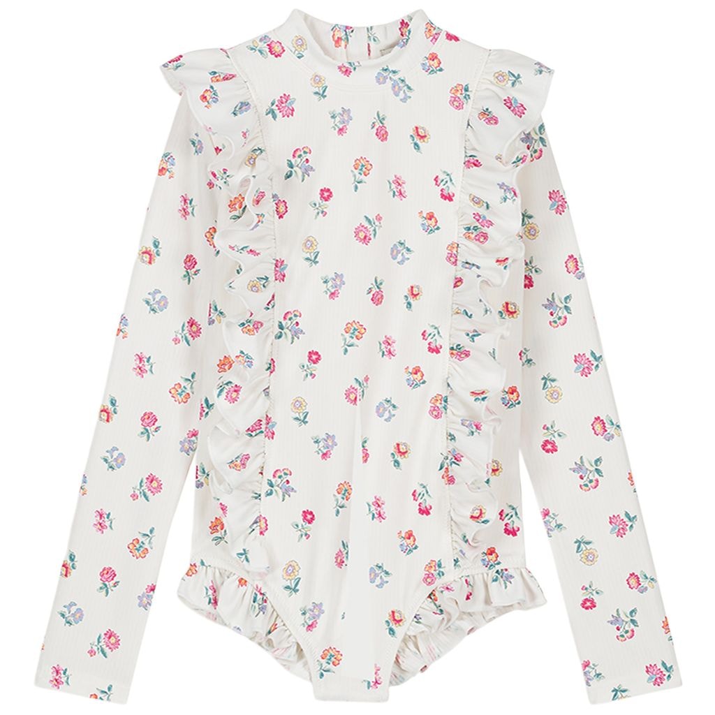 Aurelie Badedrakt White Felicita Flow