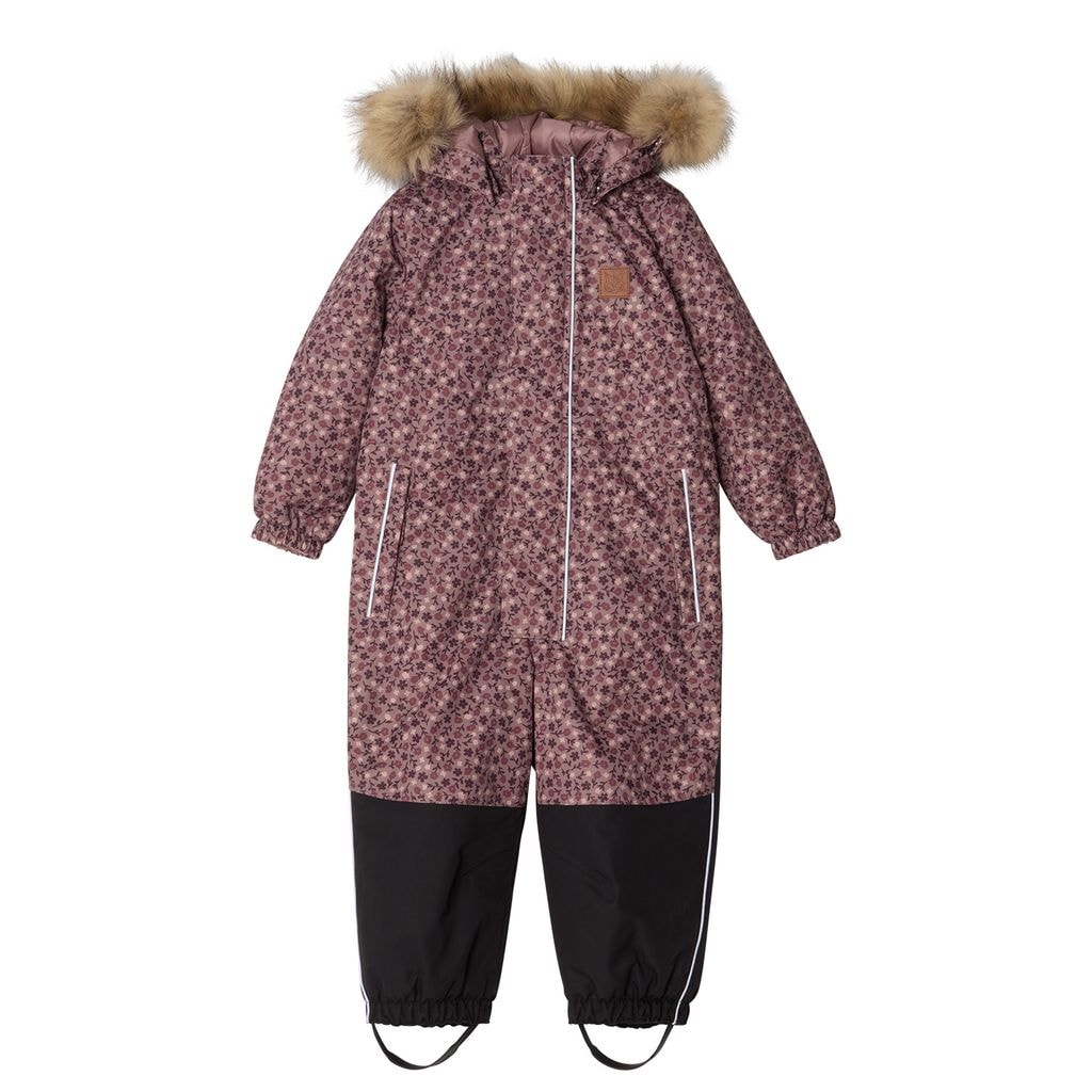 Chamonix Floral Snowsuit Lilac Flower