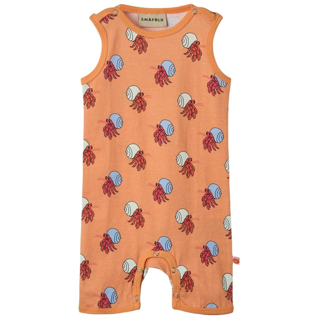 Hermit Crabs Ærmeløs Onesie Papaya