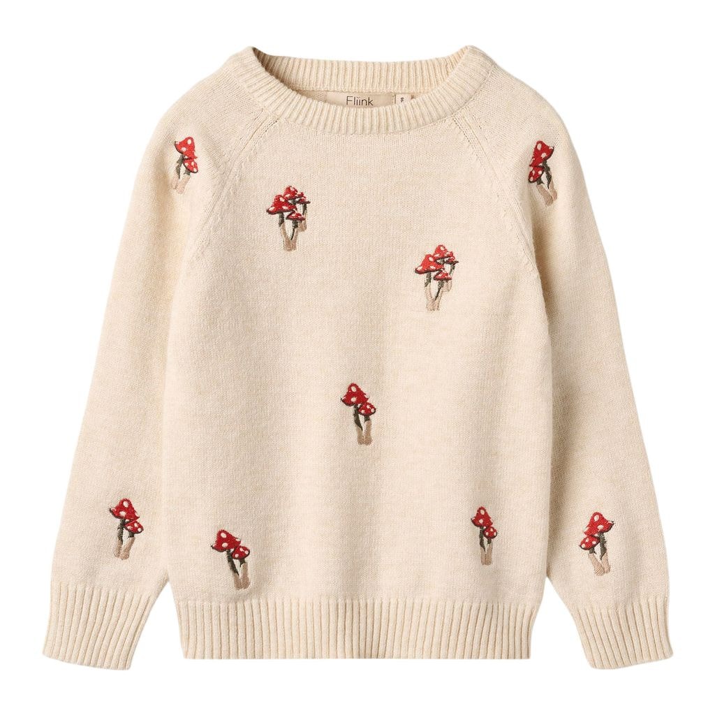Benna Mushroom Pullover i Sandshell