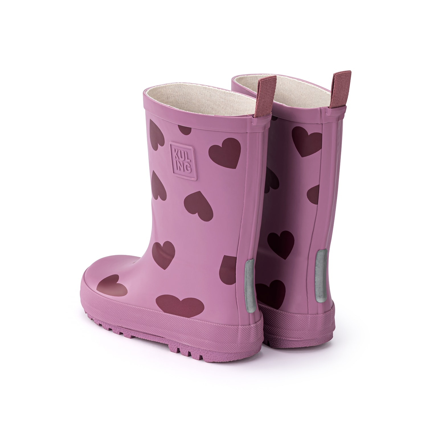 Viken Gummistövlar Mauve Hearts