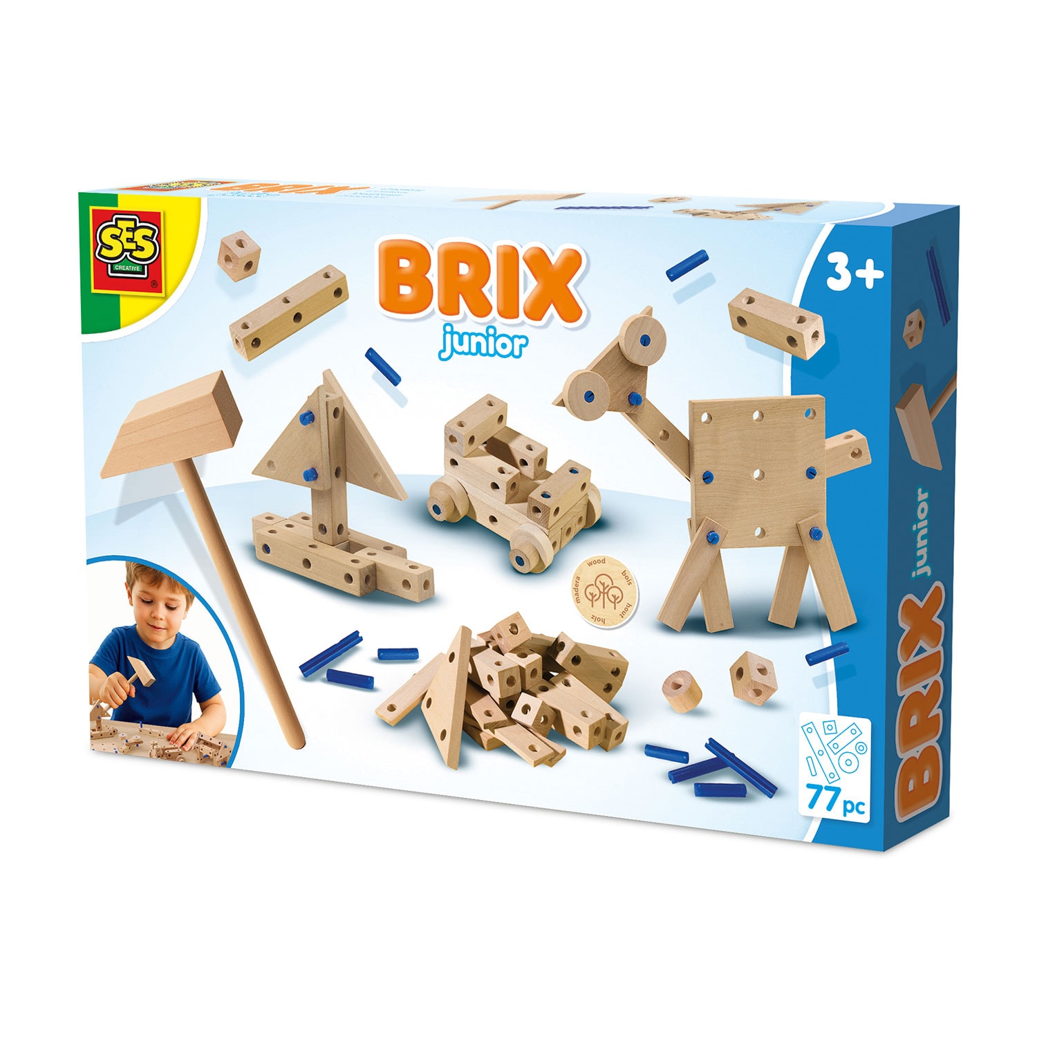 Brix Junior Hammering Og Bygging Med Tre Set Creations