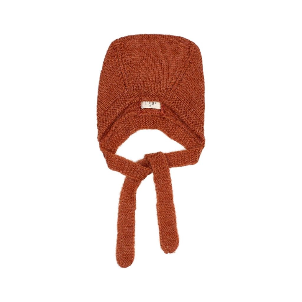 Knitted Baby Hat Rust