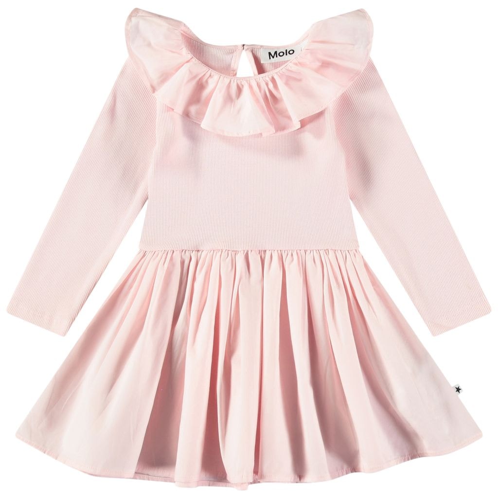 Crystala Long-Sleeved Dress Charlotte Pink