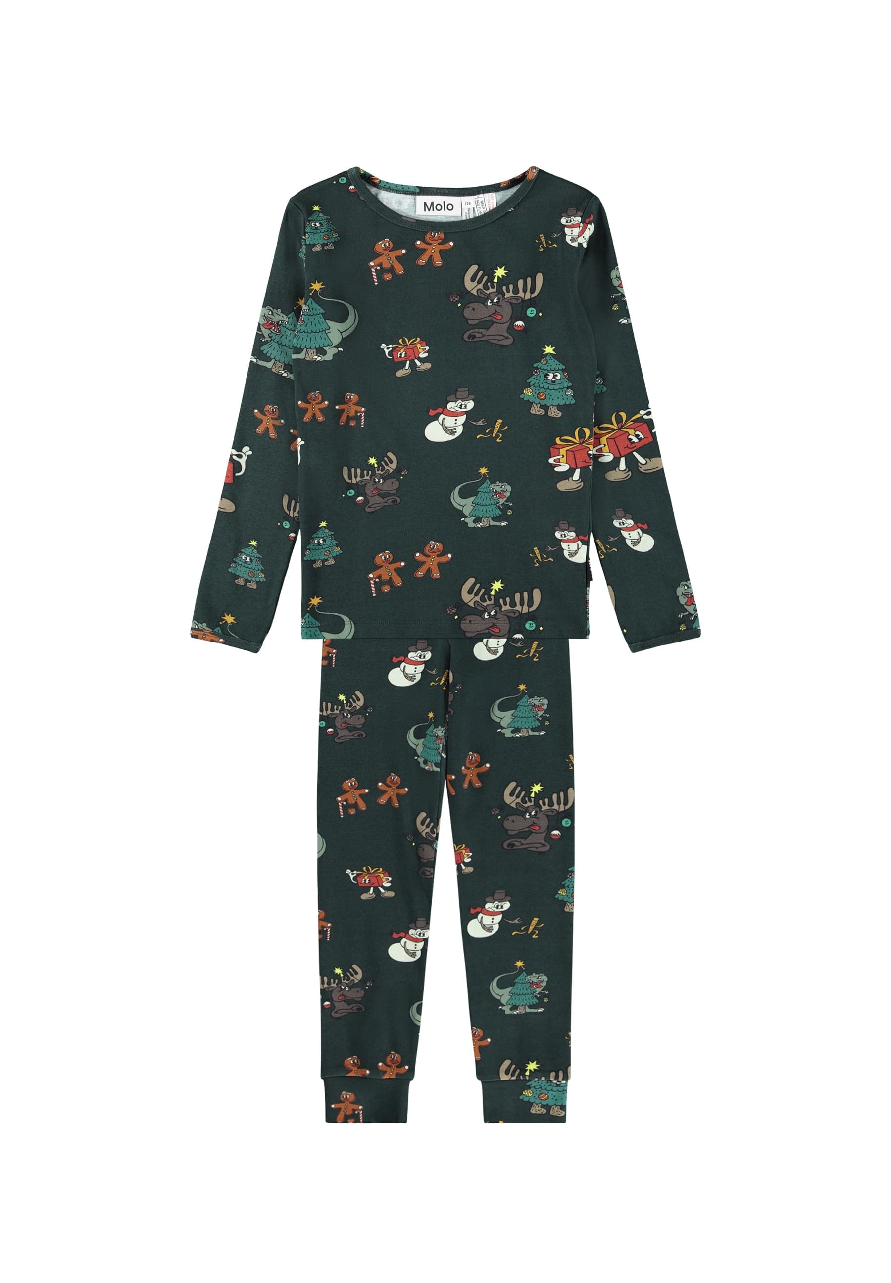 GOTS Lue Pyjamas Cartoony Xmas