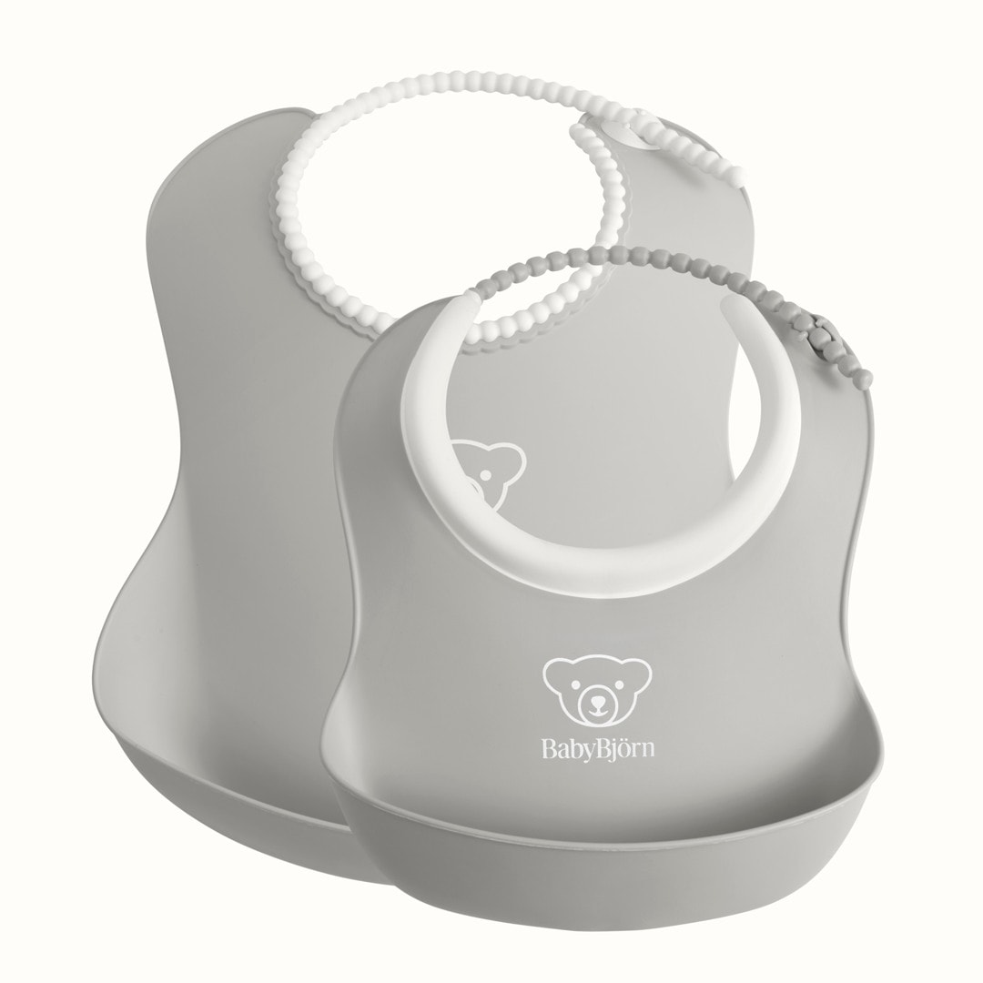 Bib 2-pack Grey