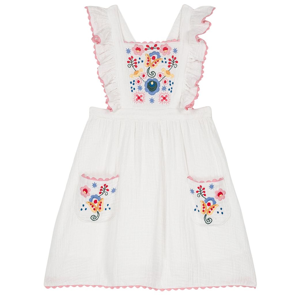 Huguette Dress White
