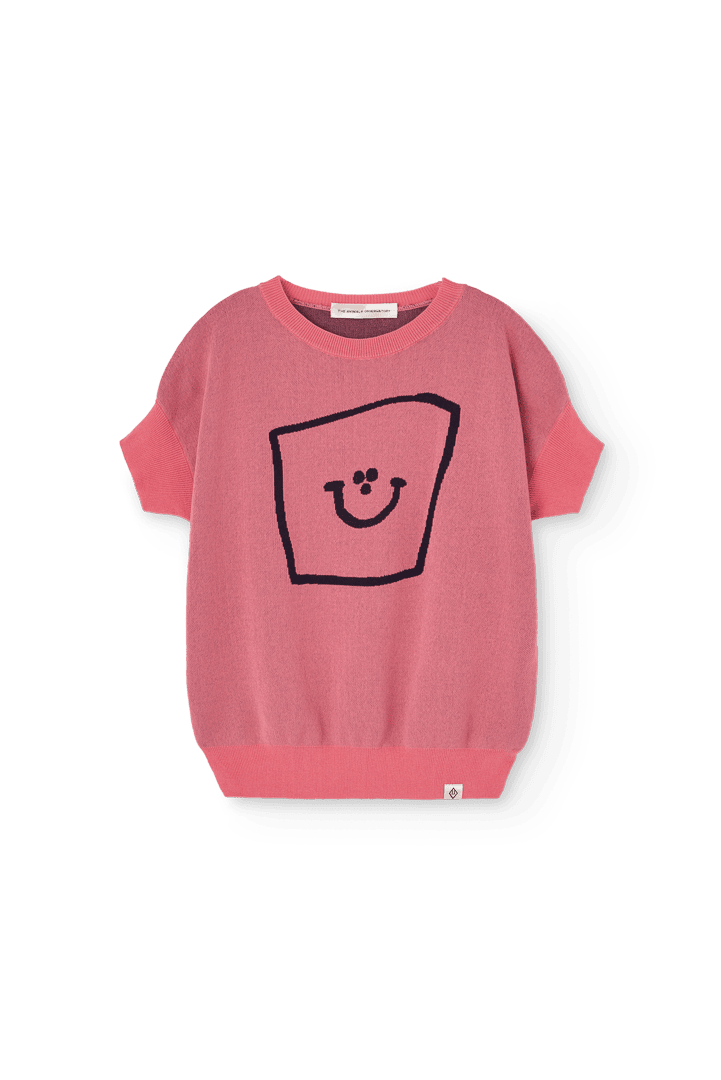 Bat Kortärmad Tröja Soft Pink 